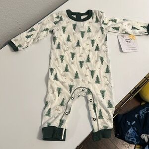 Burt’s Bees Christmas tree pj/romper